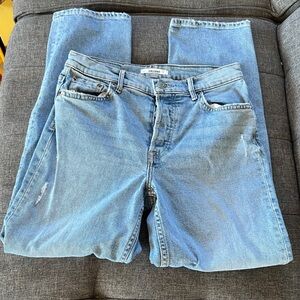 GRLFRND "Helena" Midrise straight leg jeans size 25